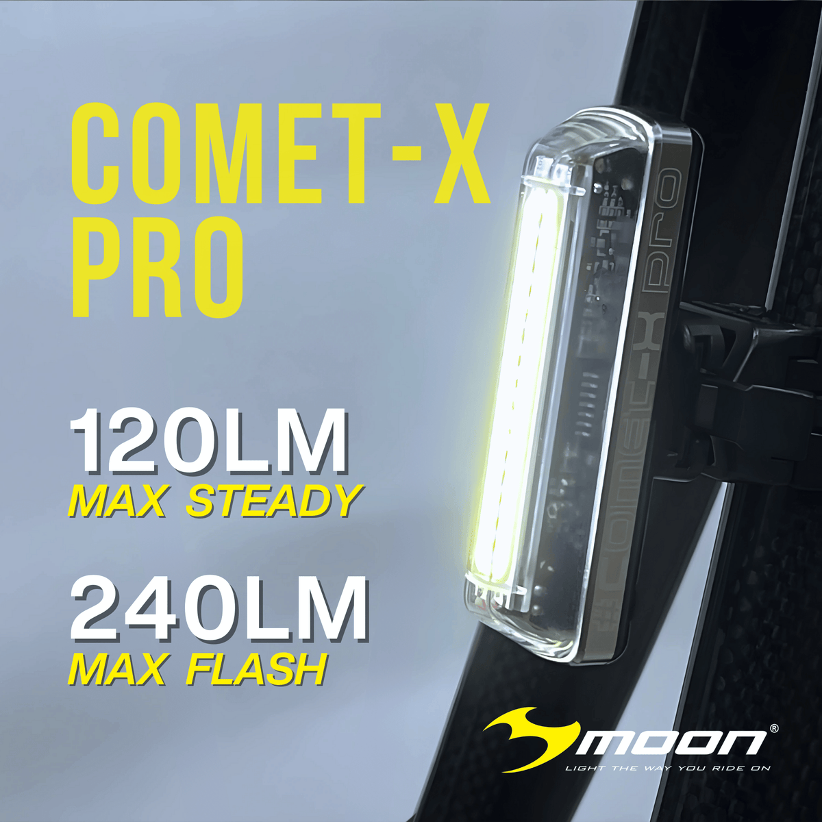 Moon Comet-X Pro 240 Lumens Bicycle White Light