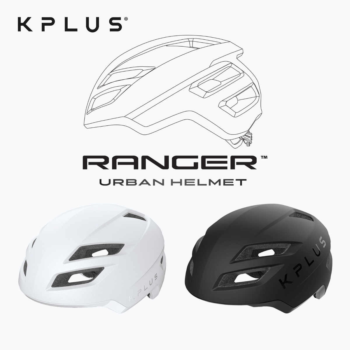 Kplus Ranger Urban Cycling Helmet (Asian Fit)