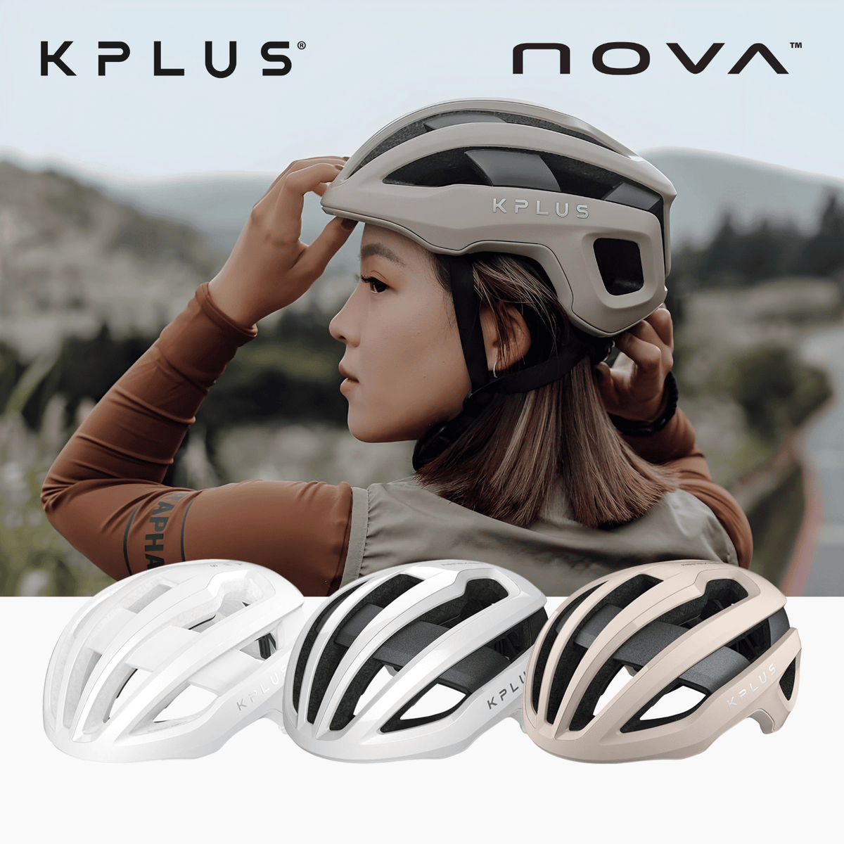 Kplus Nova Cycling Helmet (Asian Fit) (9 Colors)