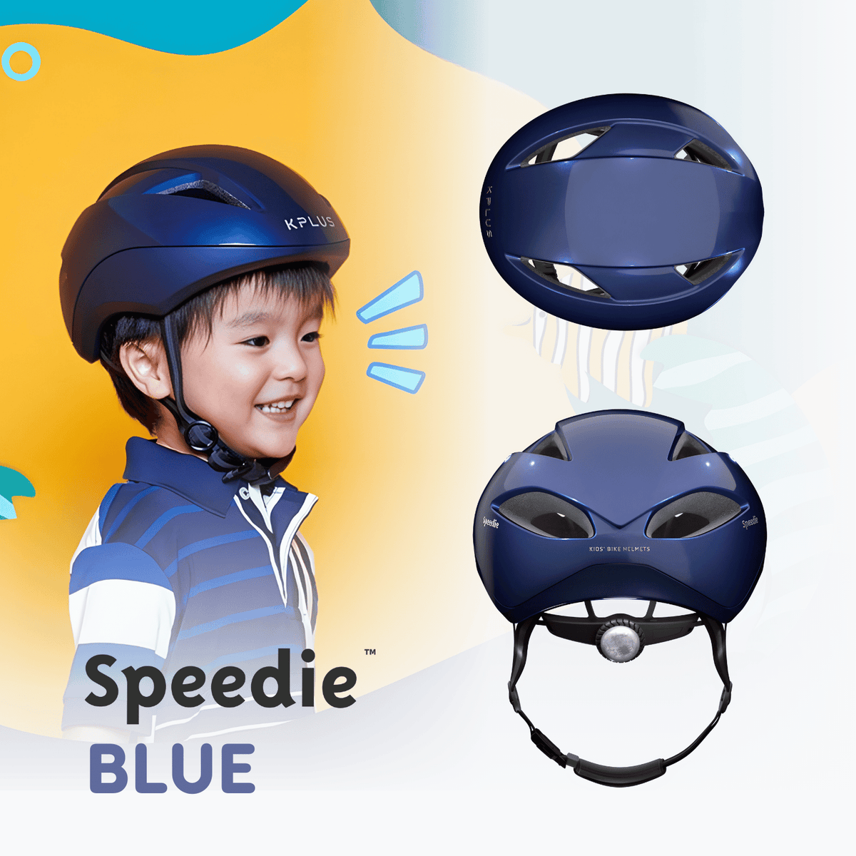 Kplus Speedie Kid Children Cycling Helmet (Asian Fit) (6 Designs)