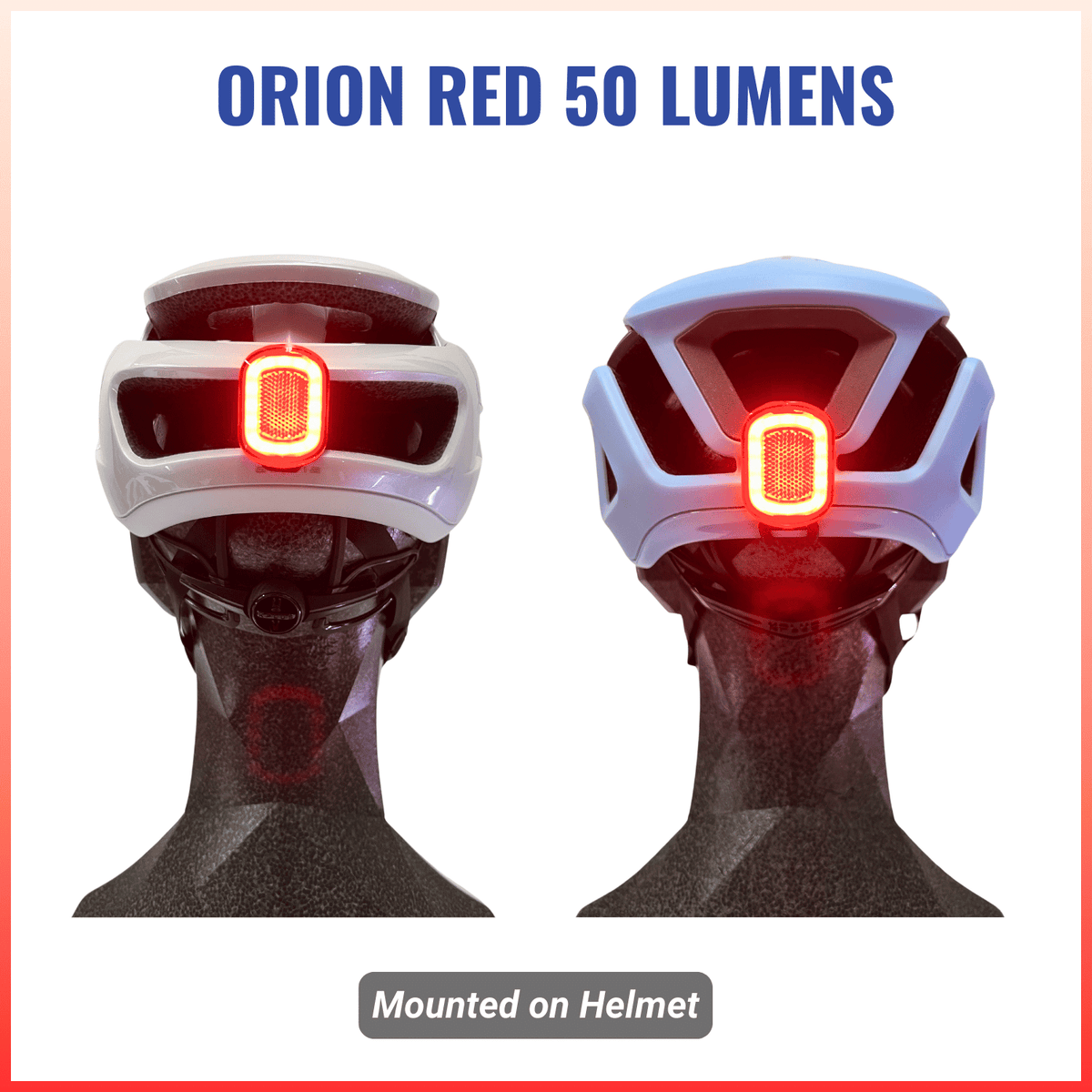 Moon Orion Red 50 Lumens Bicycle Light