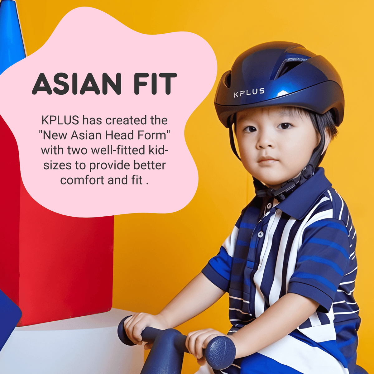 Kplus Speedie Kid Children Cycling Helmet (Asian Fit) (6 Designs)