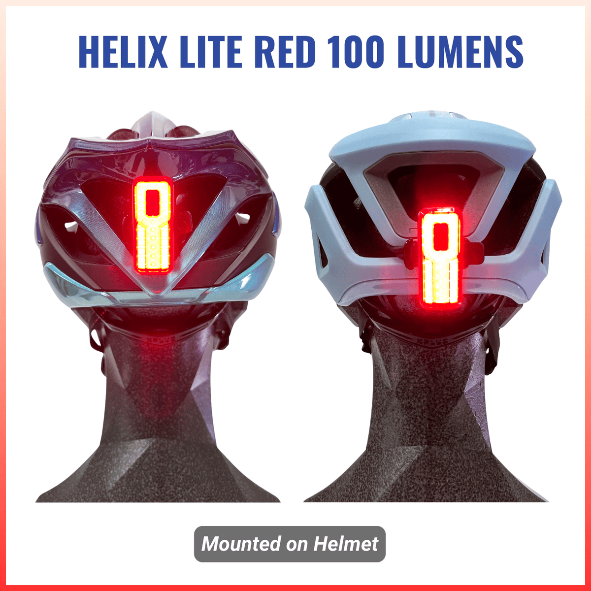 Moon Helix Lite Red 100 Lumens Bicycle Light