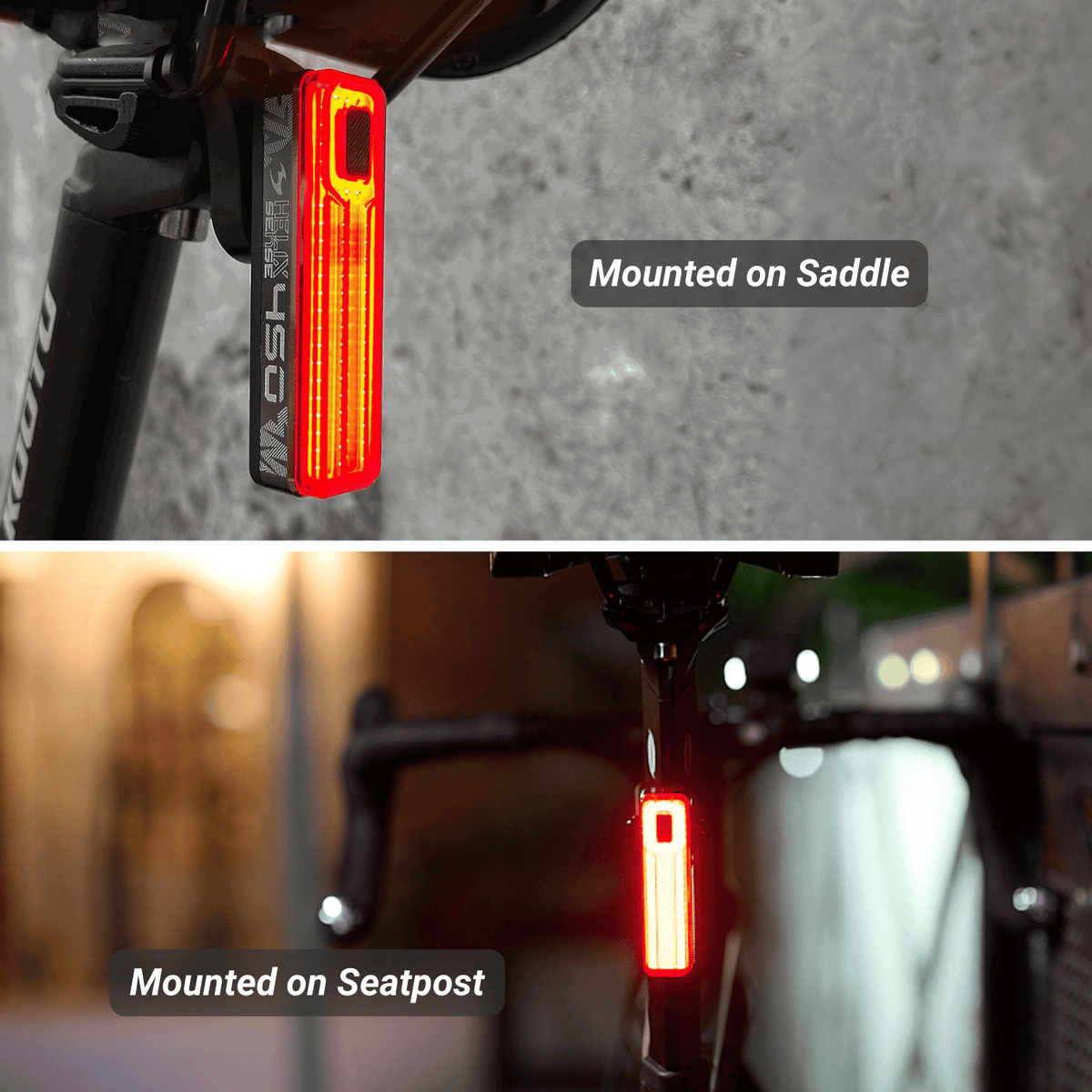 Moon Helix Sense 450 Lumens Bicycle Light (with brake sensing)