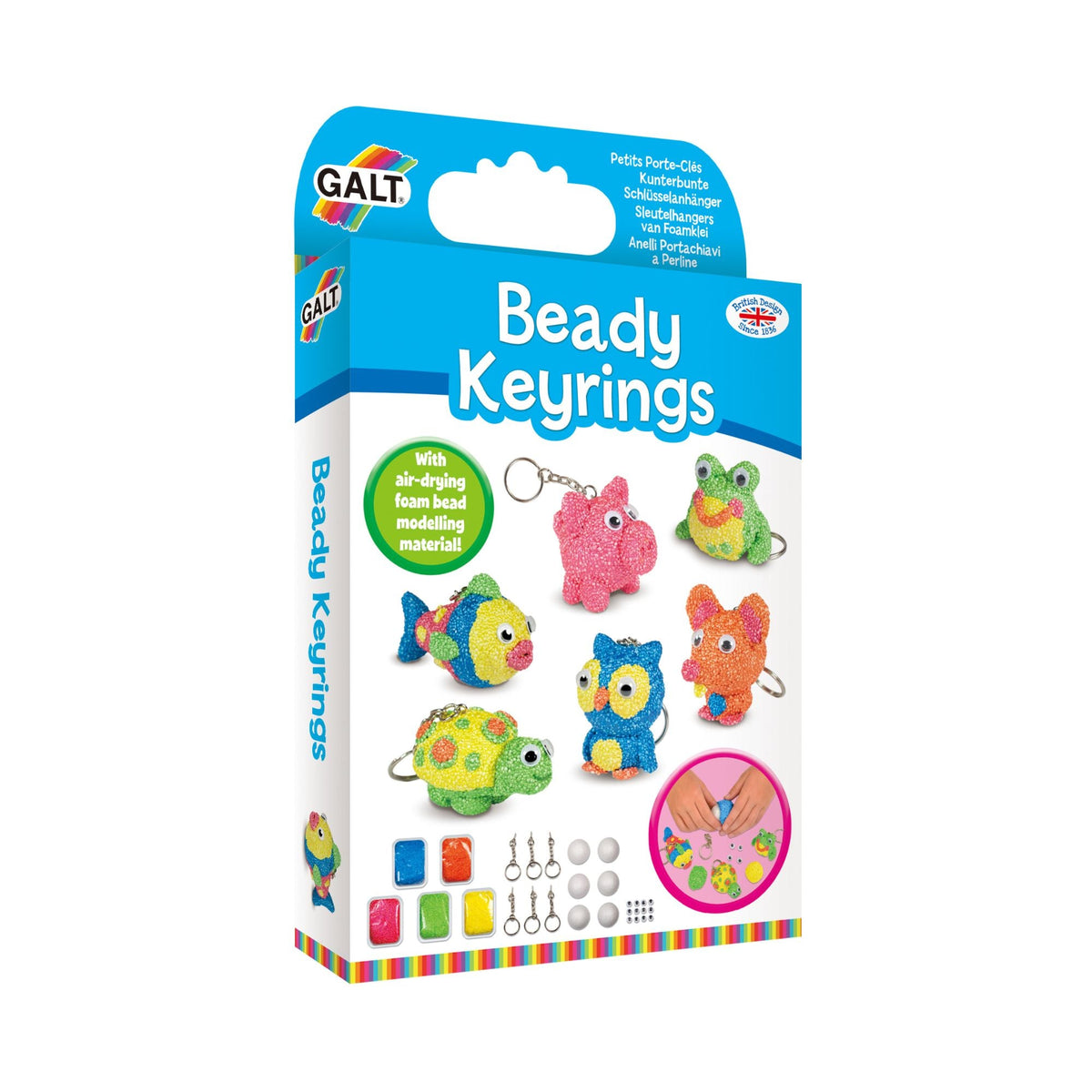 Galt Beady Keyrings