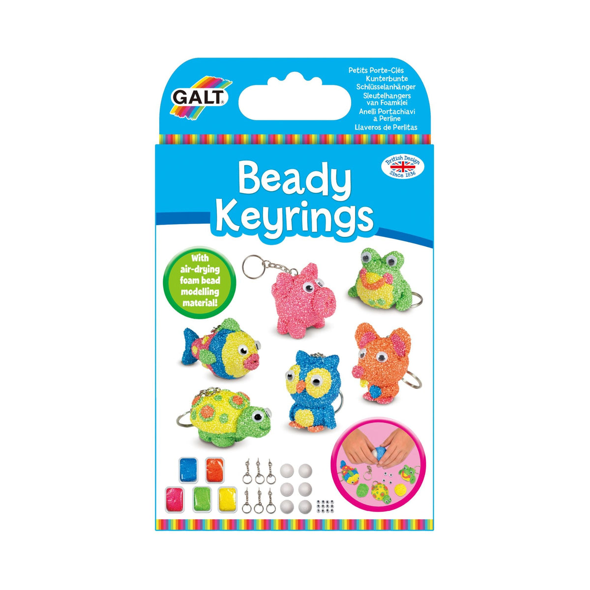 Galt Beady Keyrings