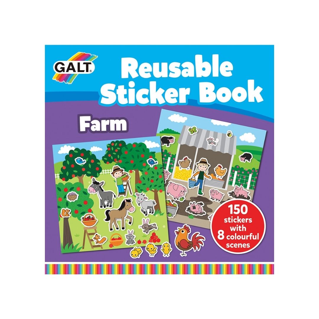 Galt Reusable Sticker Books