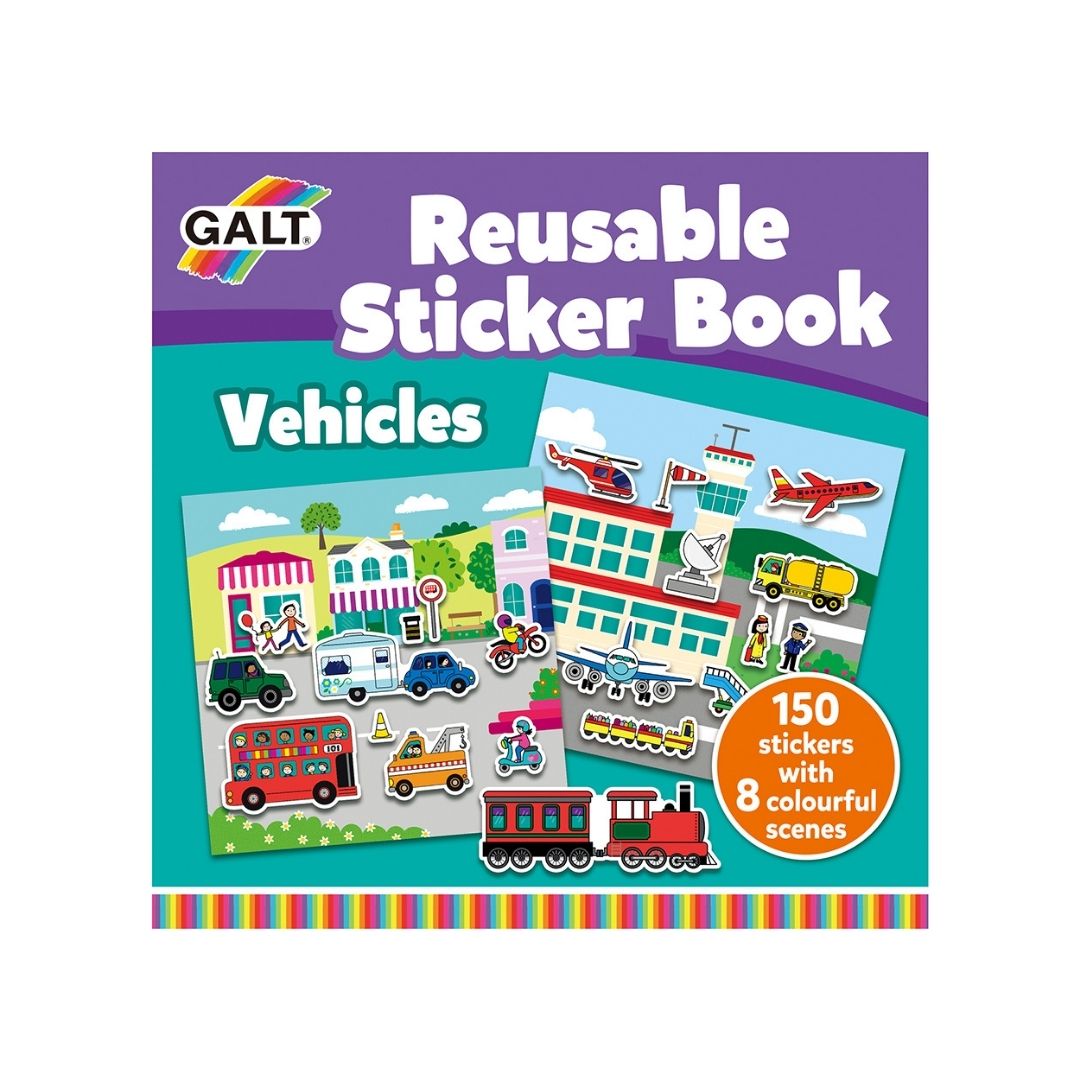 Galt Reusable Sticker Books