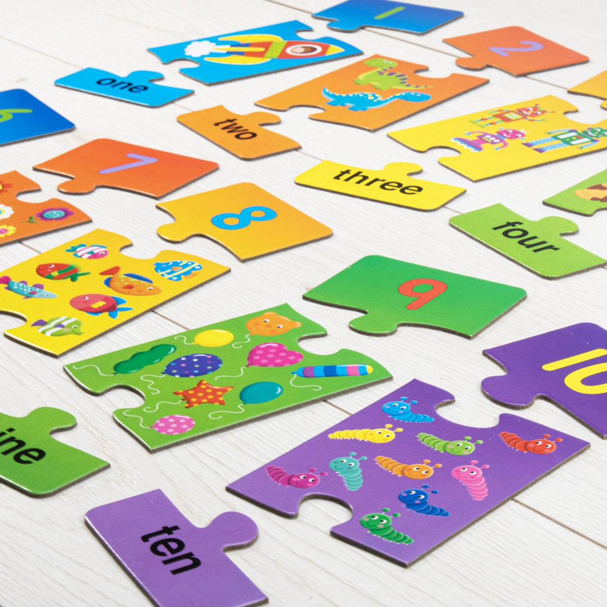 Galt Number Puzzles for Early Learning