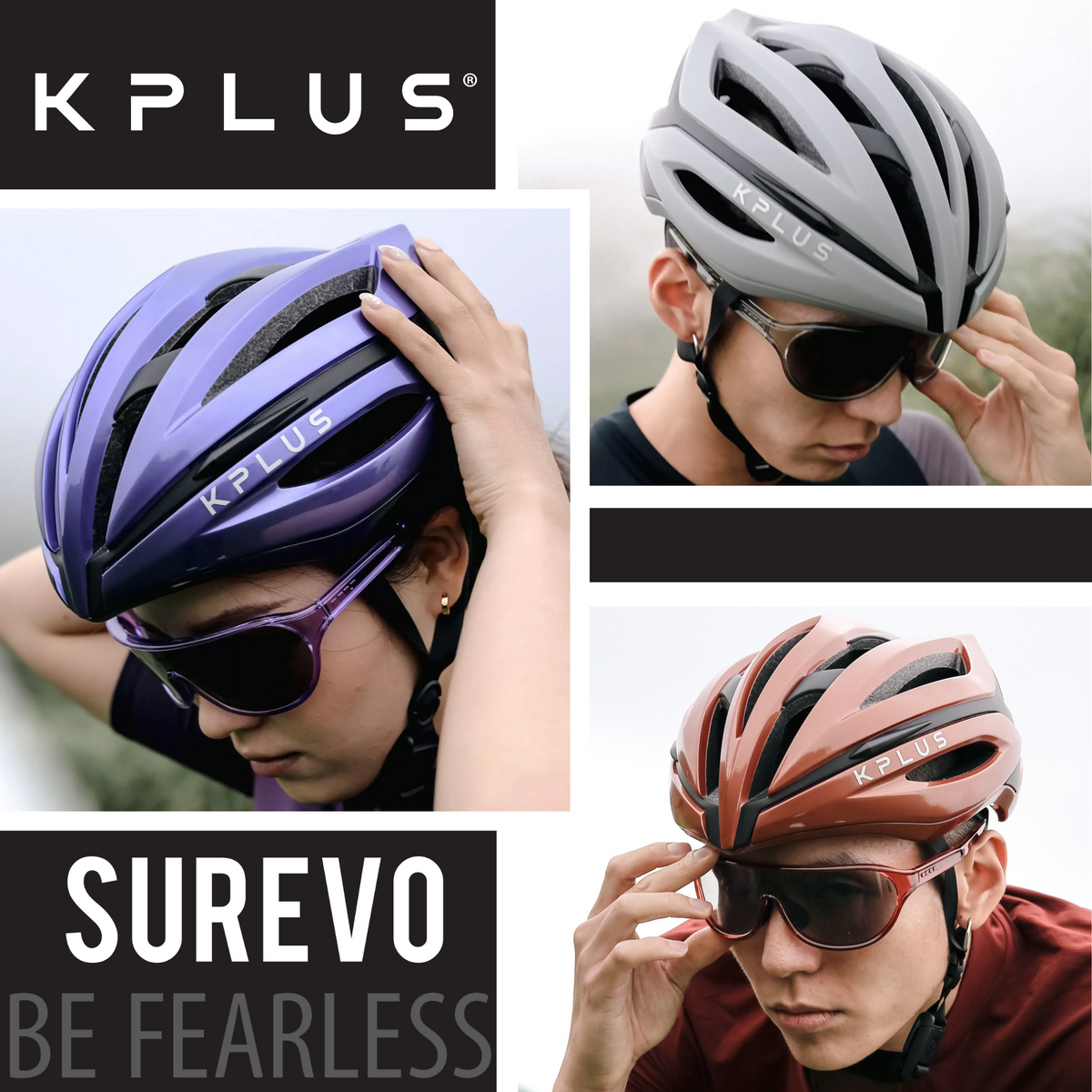 KPLUS SUREVO Cycling Helmet [10 colors]