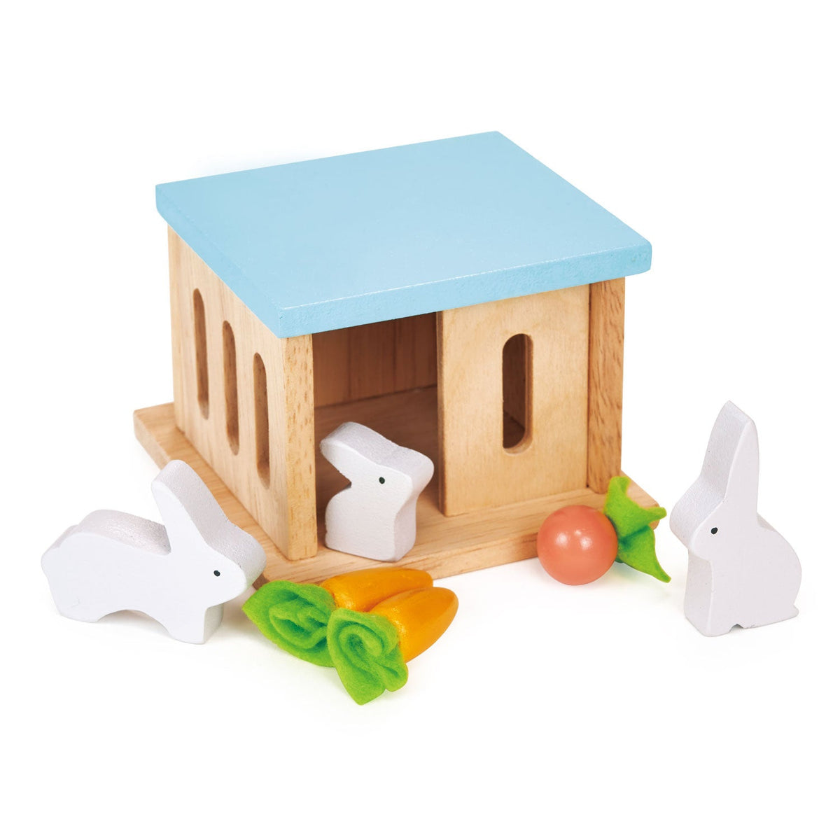 Mentari Toys Rabbit Hutch Pet Set