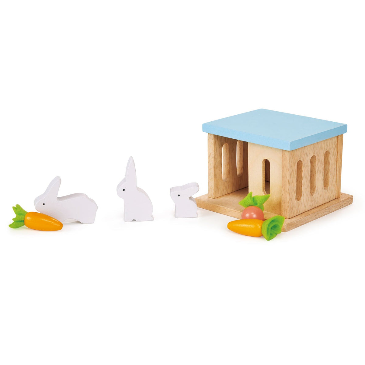 Mentari Toys Rabbit Hutch Pet Set