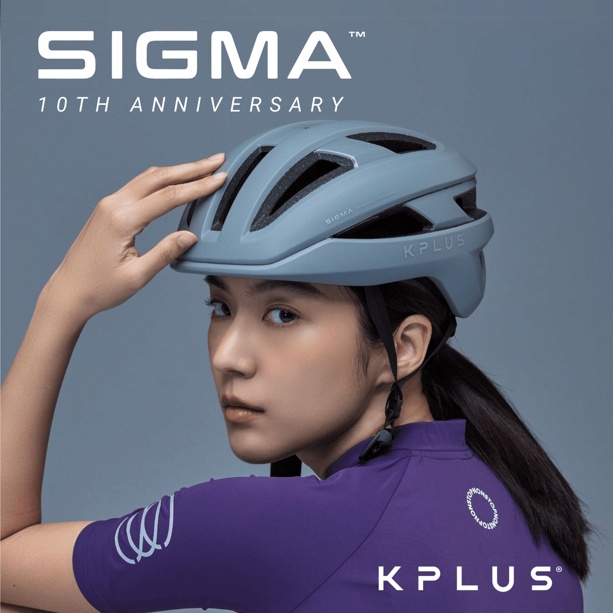 KPLUS SIGMA Cycling Helmet (Black/Grey/White)